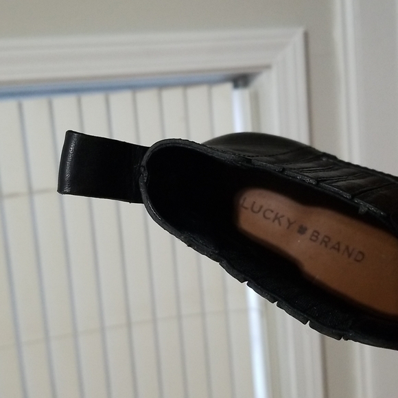 LUCKY BRAND leather booties sz 8 NWT - Picture 4 of 9